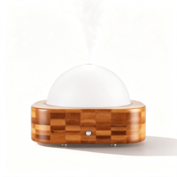 Diffuseur d'arômes ultrasonique à grain de bois, machine à parfum d'huiles essentielles, petit humidificateur d'aromathérapie de bureau pour la maison