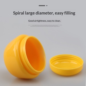 Flacon de crème en plastique multicolore avec couvercle PP, format <span class=keywords><strong>champignon</strong></span>, pour sous-conditionnement cosmétique, 5, 10, 20, 30, 50g - Product Image 2