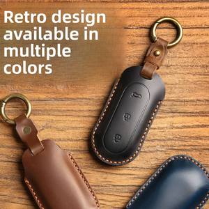 เหมาะสำหรับเคสกุญแจรุ่น L9, L8 และ L7 รุ่นใหม่ เคสกุญแจรถยนต์สำหรับผู้ชายและผู้หญิง วัสดุหนังแท้ ป้องกันอย่างดี - Product Image 2