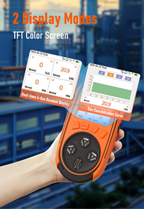 Gaz dedektörü yanıcı gaz 4 gaz monitörü için H2S CO <span class=keywords><strong>LEL</strong></span> O2 titreşim görsel ve sesli alarmlar Natual gaz dedektörü - Product Image 4