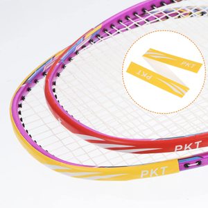 Pegatina protectora de cabeza de raqueta de Bádminton de 9,8 "x 0,7", paquete de 10 cintas protectoras de raqueta de PU, pegatinas de marco de raqueta gruesas resistentes al desgaste - Product Image 2