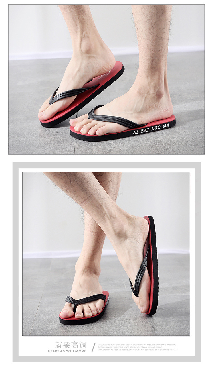 Wholesale Summer Beach Slippers Indoor Outdoor Mens Flip-flops Luxury Boys PVC Filpflops