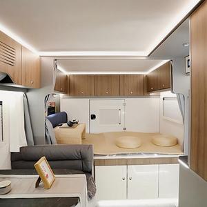 Máy giặt 7kg + tủ lạnh 157l RV Motorhome Caravan Motor Caravan nhà di động, điện HOWO, sống không lo lắng - Product Image 3