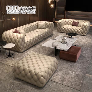 ديكور منزلي قطاعات كبيرة تشيسترفيلد حديثة - Product Image 3