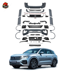 Upgrade R stile paraurti auto grill minigonne laterali diffusore posteriore kit corpo ruota per <span class=keywords><strong>Volkswagen</strong></span> <span class=keywords><strong>Touareg</strong></span> <span class=keywords><strong>2018</strong></span> - Product Image 1