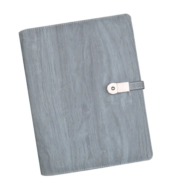 Wholesale Price Office School Use Loose Leaf Leather Diary Budget Planner Custom Notebooks