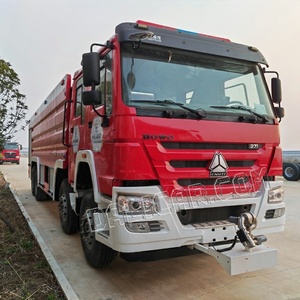 HOWO รถดับเพลิงโฟมน้ำ8X4รถดับเพลิงรถบรรทุกดับเพลิงพร้อมปั๊มดับเพลิง - Product Image 2