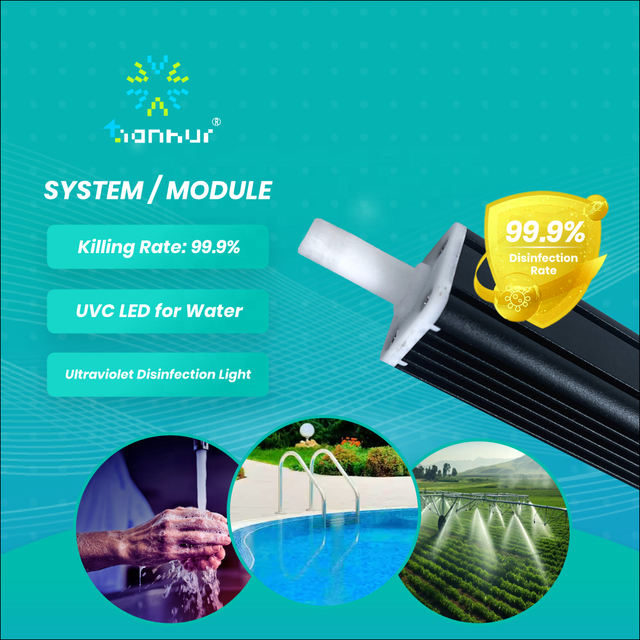 UVC LED Water Inline System Module 260~280NM Flowing Water UV LED for Drinking Machine Water Dispenser