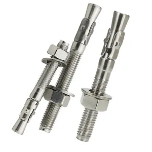 High Quality Stainless Steel Bolt 304 M12 *120 Expansion Wedge Anchor Bolt Stainless Steel Wedge Anchor