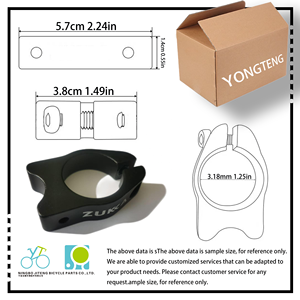 Collier <span class=keywords><strong>de</strong></span> <span class=keywords><strong>selle</strong></span> <span class=keywords><strong>de</strong></span> vélo en alliage d'aluminium YT Wholesale S-63 31,8 mm <span class=keywords><strong>de</strong></span> hauteur 14,3 mm pour VTT et vélo <span class=keywords><strong>de</strong></span> route - Product Image 6