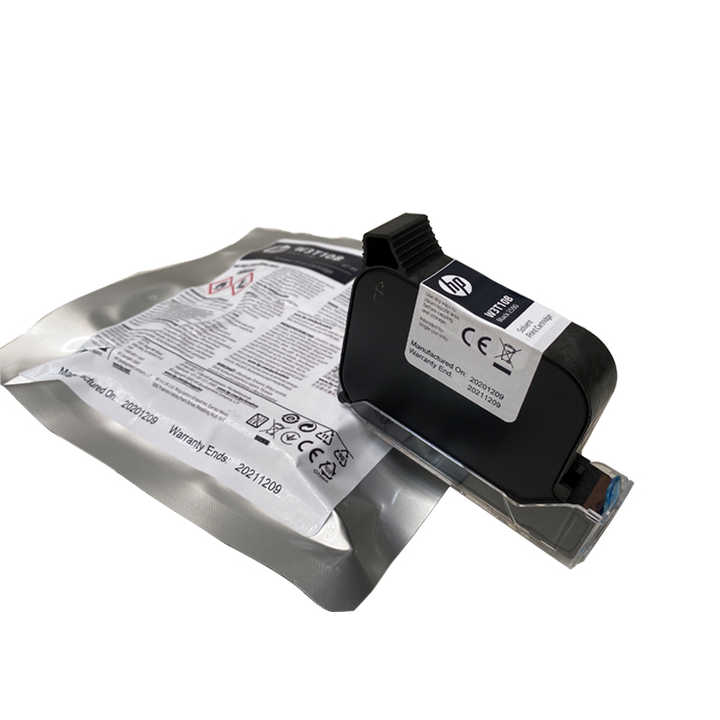 Black Tij Inkjet Printer 12.7mm Height 2590 SolventBased Ink Cartridge