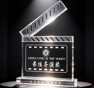 Placa <span class=keywords><strong>de</strong></span> Premios <span class=keywords><strong>de</strong></span> <span class=keywords><strong>Cine</strong></span> Clapper Film Festival para los Mejores Actores, Trofeo <span class=keywords><strong>de</strong></span> Resina Metálica con Clip <span class=keywords><strong>de</strong></span> <span class=keywords><strong>Cine</strong></span> <span class=keywords><strong>de</strong></span> Cristal para Regalos Fotográficos <span class=keywords><strong>de</strong></span> Graduación - Product Image 1