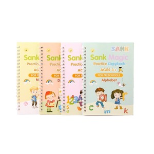 Livre de pratique de caractère anglais pour enfants rainure cahier magique stylo contrôle formation personnage pratique cahier papeterie - Product Image 1