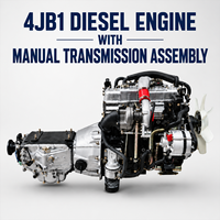 Ensemble Moteur Diesel Turbo Isuzu 4JB1T et Boîte de Vitesses Manuelle 4x2 4x4 pour Remplacement de Camionnette Isuzu