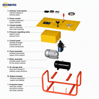 Machine de soudage par fusion bout à bout semi-automatique pour PEHD, équipement de fusion à chaud pour tuyaux en plastique de 40-160 mm, 2,8 kW 220 V pour tuyaux en PE, PP, PVDF