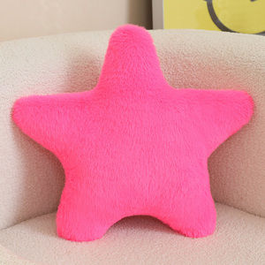 Coussin en peluche super doux en forme d'<span class=keywords><strong>étoile</strong></span> souriante, vente en gros d'usine, anti-stress, décoration de canapé pour la maison - Product Image 6
