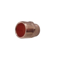 Raccord en cuivre raccord de tuyau de plomberie 1/2 "C X adaptateur mâle raccord en cuivre connecteur à souder