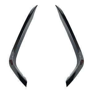 Volkswagen Arteon CC Front Grille Sticker Piano Black Carbon Fiber Texture ABS Decal 2017-2020 Body Modification - Product Image 4