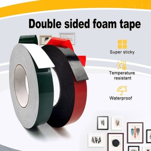 <span class=keywords><strong>Cinta</strong></span> Adhesiva de Espuma PE de Doble Cara, Acrílica, Resistente al Agua, con Fuerte Adhesión por Solvente, de 0.5mm, 1mm, 2mm, para Ventanas de Automóviles y Paneles Térmicos - Product Image 3