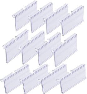 Porte-étiquettes pratiques en plastique de qualité supérieure pour le crochet d'étagère en fil métallique - Product Image 2