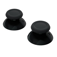 EXtremeRate Manettes analogiques 3D noires de remplacement pour manettes PS5 et PS4 Slim Pro