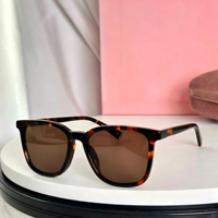 Lunettes de soleil unisexes carrées à monture intégrale avec verres PC dégradés marron, bleu, rose, protection UV400, mode extérieure