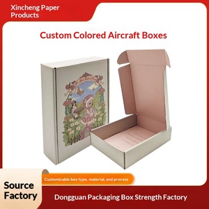 Caja de Envío con Solapa Rosa Impresa Personalizada con Logotipo para Joyería y Ropa - Product Image 2