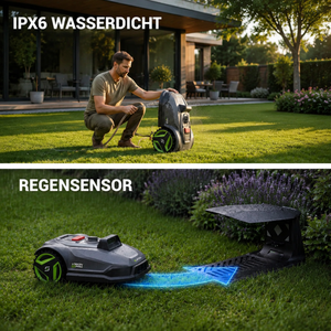 Tondeuse à gazon robotisée intelligente Srm4050 1200 ㎡   Tondeuse à gazon automatique Vision Ai anti-collision, pente de 35 %, commande par application, Srm4050 - Product Image 2