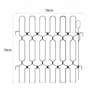 Özelleştirilebilir Demir Metal Dikdörtgen İç Mekan Kullanımı Katlanır Kapı Çiti Köpek Yüksekliği Ayarlanabilir Teleskopik Kaçmayı Engelleyici Kedi Çiti Evcil Hayvan Kapısı - Product Image 6