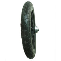 Roue pleine anti-crevaison en mousse de polyuréthane PU 16x1.75 pouces pour remorque de vélo, roue de fauteuil roulant, roue pivotante – Vente en gros
