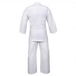 Kimono de Jiu-Jitsu 100% Coton Extensible Léger et Résistant Coupe Classique Teint Uni Unisexe Adulte Vêtement d'Arts Martiaux - Product Image 1