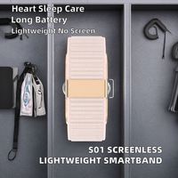 ERON S01 Nouvelle conception de bracelet intelligent sans écran, montre connectée portable et légère, comptage du rythme cardiaque, suivi de la santé, bracelet intelligent multisports