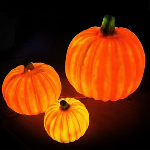 Nouveau Thanksgiving réaliste géant <span class=keywords><strong>citrouille</strong></span> 3d Art affichage résine artificielle <span class=keywords><strong>citrouille</strong></span> décor fibre de verre Statue Halloween décorations - Product Image 5