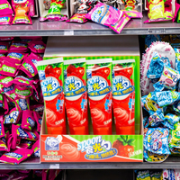 20g Bonbons liquides pour enfants à saveur de fraise avec cuillère Tube de dentifrice Chocolat Fruité Halal Boîte d'emballage certifiée