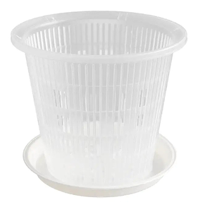 <span class=keywords><strong>Pot</strong></span> de fleurs P376 Orchid, couverture respirante, contrôle des racines, design minimaliste, gobelet de croissance en plastique pour semis - Product Image 6