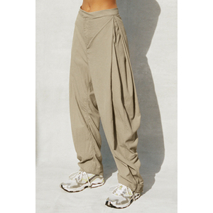 <span class=keywords><strong>Pantaloni</strong></span> a Palloncino alla Moda da Donna, Streetwear, Larghi e Comodi, Casual, a Vita Alta, Leggeri, a Gamba Larga, Stile Paracadute - Product Image 4