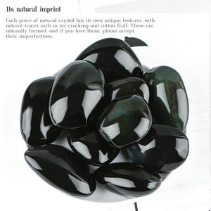 Venta al por mayor de piedra de Palma <span class=keywords><strong>obsidiana</strong></span> arcoíris natural Fanshi talla de cristal de alta calidad para la decoración del hogar <span class=keywords><strong>propiedades</strong></span> curativas - Product Image 2