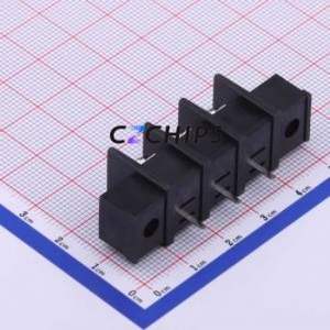 KF55SM-10.0-3P Barrier Terminal Block Through hole Component (THT),P=10mm Connector Two Sides 10mm 1x3P Straight Pin - Product Image 2