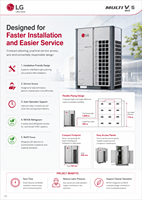 Système de climatisation VRF Multi V 5 MVS 68 kW fiable à onduleur DC complet pour une fonctionnement stable en milieu hospitalier