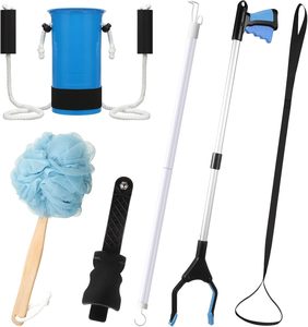 Kit per Fianchi con Sollevatore per Gambe, Ausilio per Recupero Post-Operatorio di Fianchi, Schiena e Ginocchia per Anziani e Donne in Gravidanza - Product Image 1