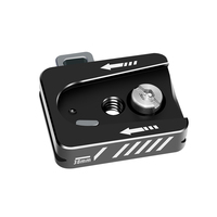 Akka 38mm Mini Gimbal Trépied avec base de carte à chargement rapide et carte de caméra à dégagement rapide Accessoires de caméra