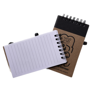 Biểu Tượng Tùy Chỉnh Nhựa <span class=keywords><strong>Mini</strong></span> Máy Tính Xách Tay Với Bút Máy Tính Xách Tay Với Bút Nâu Kraft Giấy Xoắn Ốc Máy Tính Xách Tay Với Bút Và Har - Product Image 2