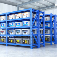 Étagères de stockage en acier, capacité 500 kg par niveau, pour chambre froide basse température, fabrication OEM directe d'usine
