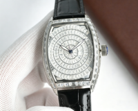 Montre mécanique entièrement sertie de diamants pour femme 2026 – Bracelet en cuir étanche de haute qualité – Montre-bracelet de luxe