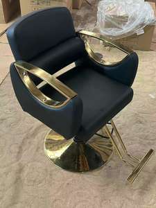 Silla de Barbero Giratoria Ajustable de Cuero Sintético, Diseño Moderno para Spa, Equipo de Belleza, Estilista, Tatuador, Barbería - Product Image 3