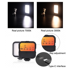 Lampe LED portable Takenoken pour vidéo, mini éclairage de remplissage en plastique pour caméra, téléphone portable et maquillage, idéale pour le streaming en direct et la photographie - Product Image 5