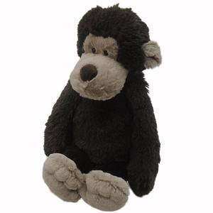 ألعاب قرود محشوة, ألعاب عيون صغيرة لعبة ماندر الأسود بني أو مخصص حسب متطلباتك تطريز ، أو طباعة 28 سنتيمتر أو 35 سنتيمتر - Product Image 5