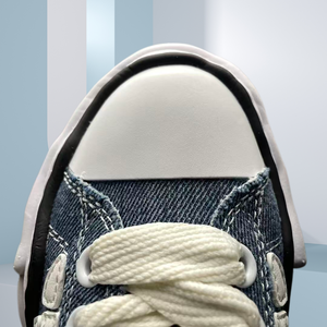 รองเท้ากีฬาดีไซน์เนอร์ที่ทันสมัย สวมใส่สบาย และระบายอากาศได้ดี ดีไซน์ผ้าเดนิม รองเท้าส้นตึกสไตล์คลาสสิกของแบรนด์ - Product Image 5