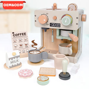 Juego <span class=keywords><strong>de</strong></span> Simulación <span class=keywords><strong>de</strong></span> Cafetera <span class=keywords><strong>de</strong></span> Madera, Juego <span class=keywords><strong>de</strong></span> Imitación, <span class=keywords><strong>Juegos</strong></span> <span class=keywords><strong>de</strong></span> Interacción, Juguetes Educativos <span class=keywords><strong>de</strong></span> <span class=keywords><strong>Cocina</strong></span> para Niños y Niñas - Product Image 1