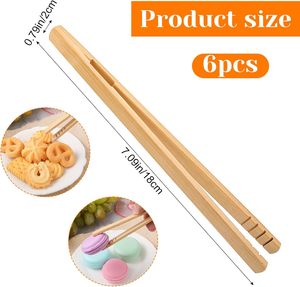 แหนบไม้ไผ่แข็งทนทานสำหรับทำอาหารข้างทาง - Product Image 2